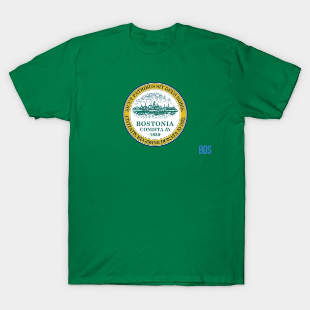 The city flag of Boston T-Shirt by mplusshift2